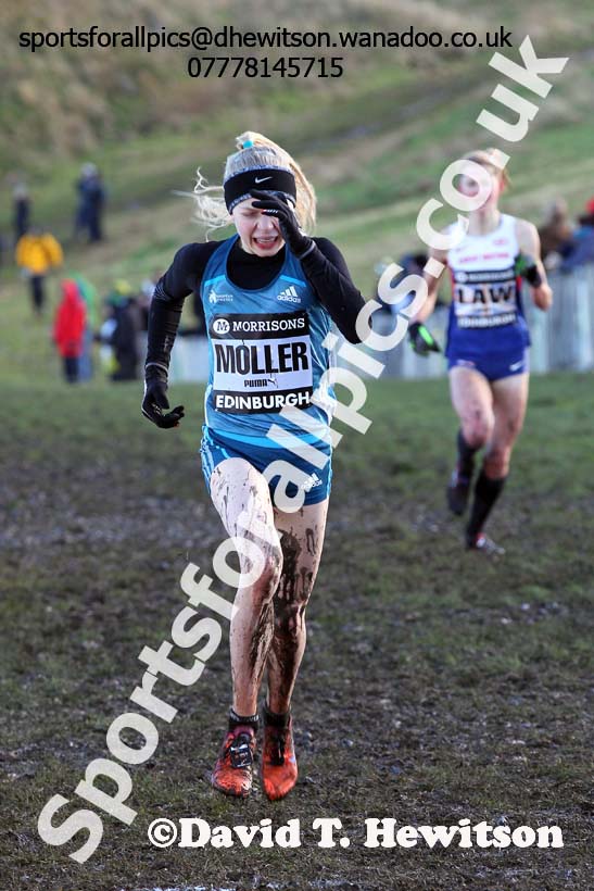 Junior womens 4k, Morrisons Great Edinburgh Cross Country. Photo: David T. Hewitson/Sports for All Pics
